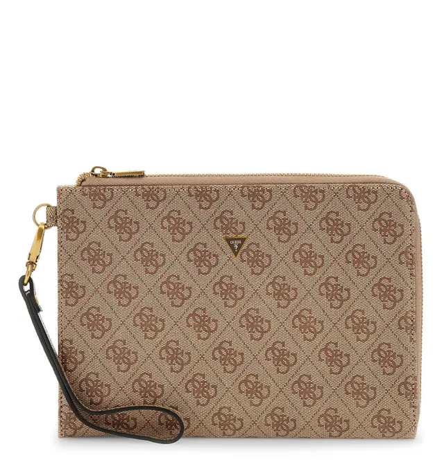Τσαντάκι Χειρός GUESS Milano Clutch PMBALOP5235 Μπεζ