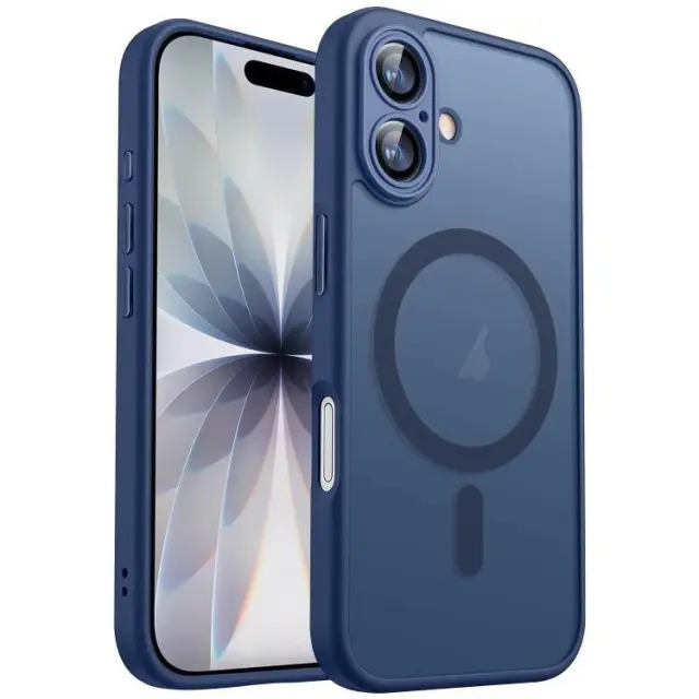 Frosted Magsafe Θήκη για iPhone 17-Midnight Blue OEM