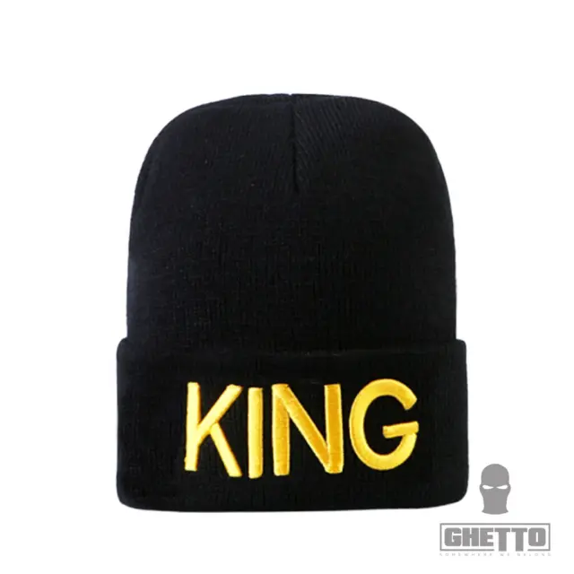 Ghetto King Winter Hat Black