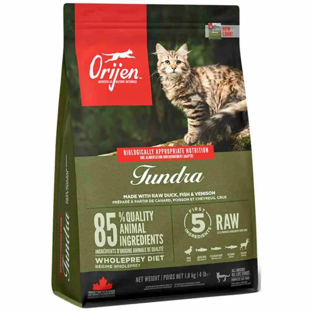 Orijen Tundra Grain Free για Γάτα 1,8Kg Μονόχρωμο