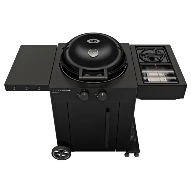 Ψησταριά Υγραερίου Arosa 570 G EVO Plus Black + Μαντεμένια Σχάρα - Outdoorchef 3