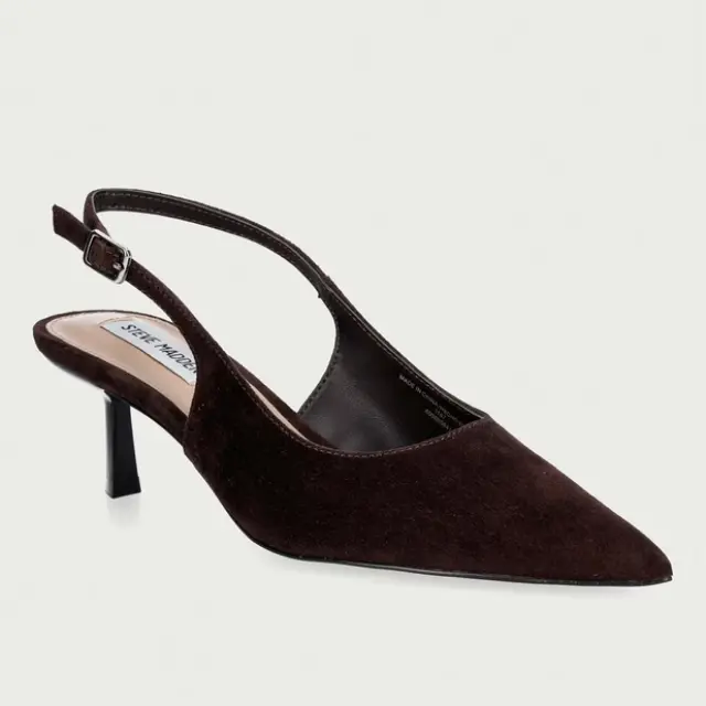 Γυναικείες Δερμάτινες Γόβες Steve Madden Korra 11003902-GCS Κάφε Καστόρι Καφέ - 38 2