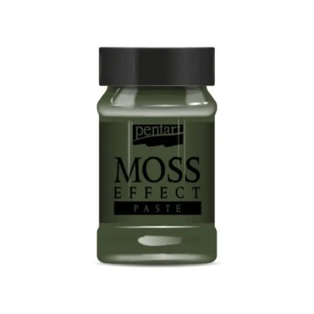 Moss effect paste (εφέ βρύα), Dark Green 100 ml, Pentart