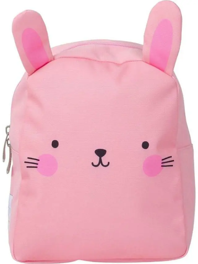 A Little Lovey Company Παιδική Τσάντα Πλάτης Pink Bunny ΡΟΖ - One Size