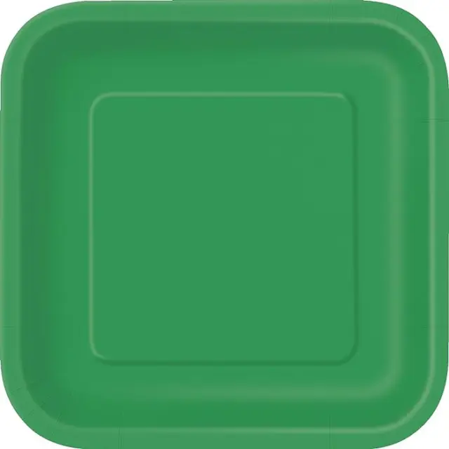 Πιάτα χάρτινα Γλυκού Πράσινο / 16 τεμ - Emerald Green