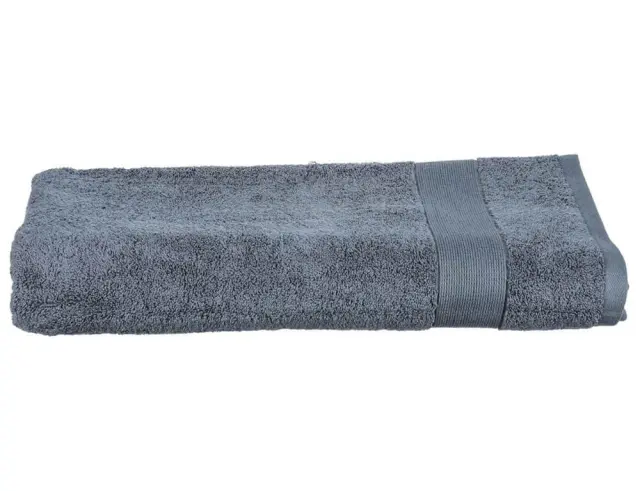 Πετσέτα σώματος Praia Atmosphera από Βαμβάκι 450gsm, με διαστάσεις 150x100cm - Dark grey 125869L