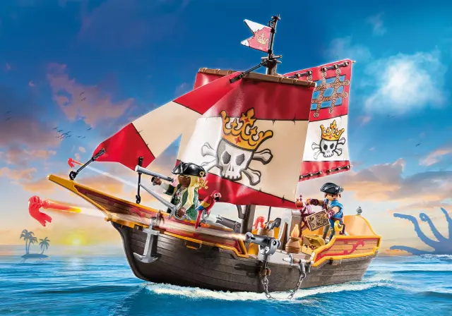 Playmobil 71418 - Pirates Πειρατική Γαλέρα "Ο Βασιλιάς των Πειρατών"