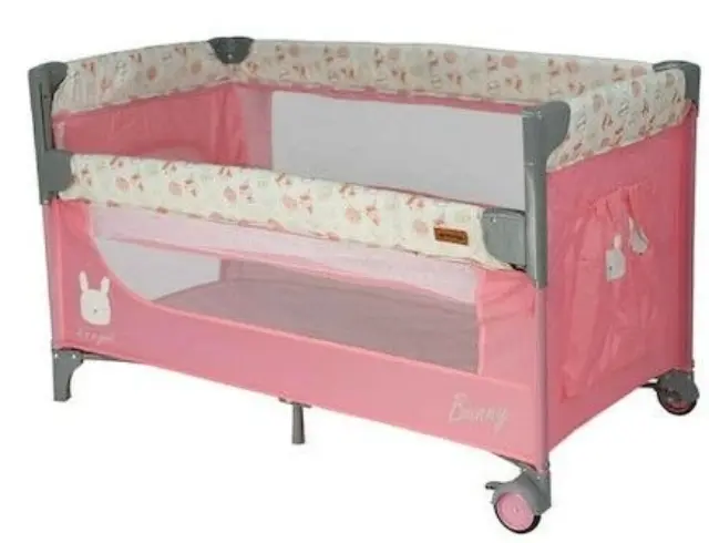 Bebe Stars Παρκοκρέβατο Animal Up And Down Bunny (886-185) Ροζ