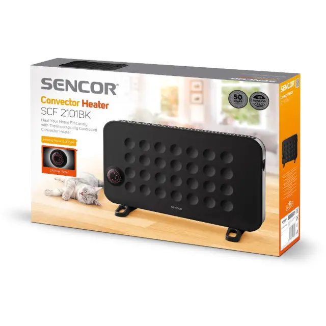 Θερμοπομπός Sencor SCF 2101BK 2000W 2