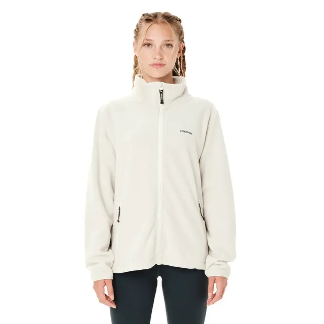 Emerson Women's Full Zip Fleece (262.EW29.40-Clay White) - Μπέζ