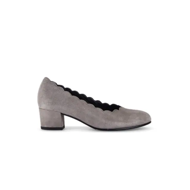 Gabor Γόβες Γυναικείο δέρμα Nubuck Ασημί GAB/52221 13-FUMO