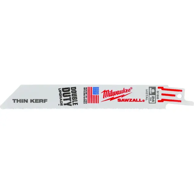 Λάμα Σπαθοσέγας Μέταλλου S922AF 1/8-3/16'' 150mm MILWAUKEE 5Τμχ