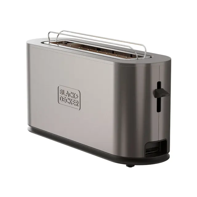 Black + Decker Toaster Φρυγανιέρα με Ράγα για Ζέσταμα 1000W BXTO1002E