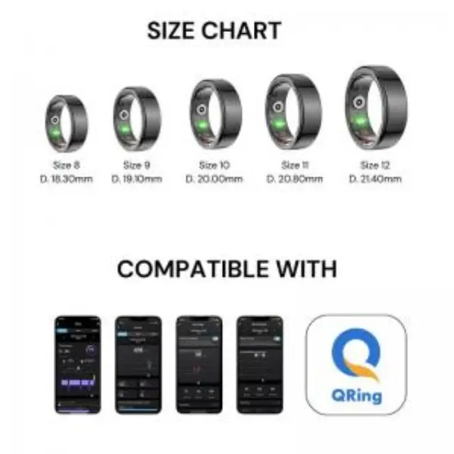 Smart Ring Maxlife MXSR-100 20.80mm Size 11 Χρυσό N66977 3