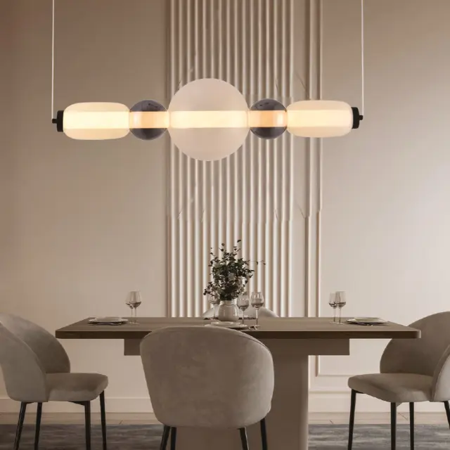 Inlight Κρεμαστό φωτιστικό LED 50W από γυαλί D:80x20cm (4078-Smoky) 3