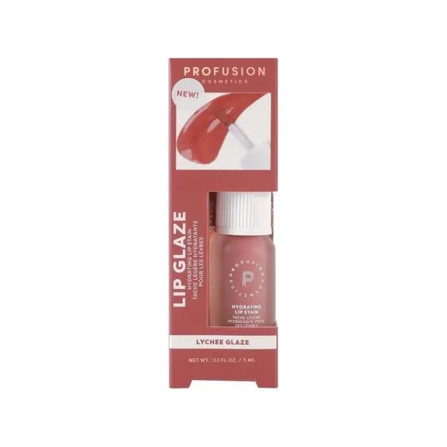 Profusion Κραγιον Lip Glaze Hydrating Lip Stain 3ml - Lychee Glaze