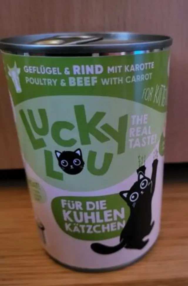 Lucky Lou LifeStage Kitten Πουλερικά & Βοδινό (με Καρότο) 400gr