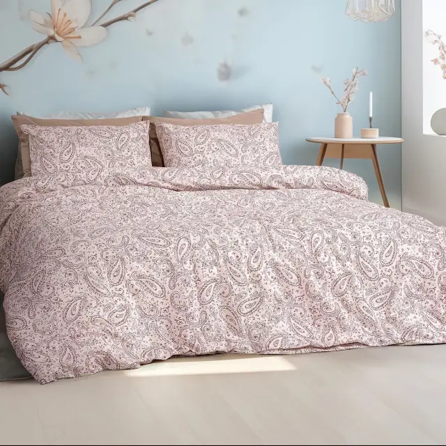 Beauty Home Σετ παπλωματοθήκη υπέρδιπλη Sylia Art 12256 220x250 Μπεζ