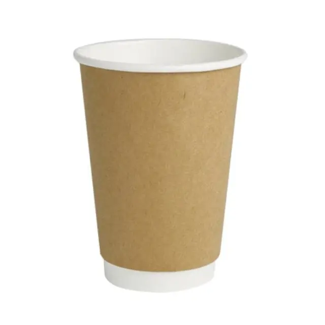 Ποτήρι Χάρτινο Kraft Single Wall 8oz 50τεμ.