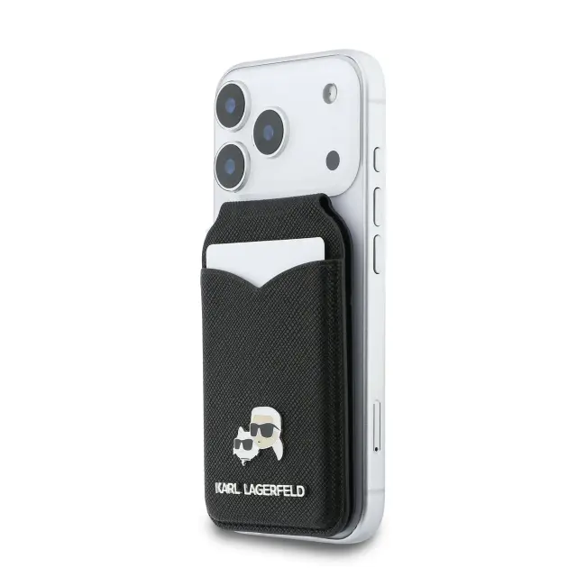 Karl Lagerfeld Mirror MagSafe Cardslot Stand Black 2