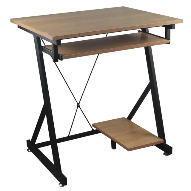 Γραφείο Η/Υ UNIT Sonoma/Μαύρο Μελαμίνη/Μέταλλο 70x55x75cm