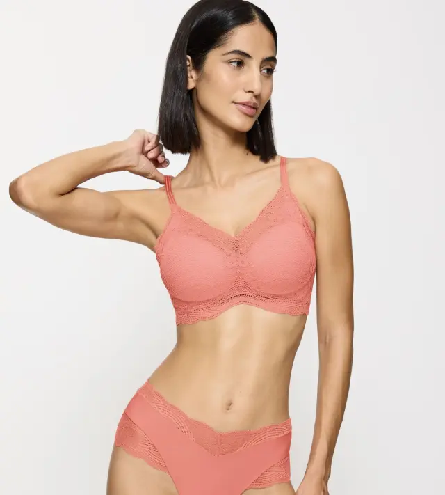 Triumph Σουτιέν Bralette Lift Smart P Ροζ Κοραλί - 01