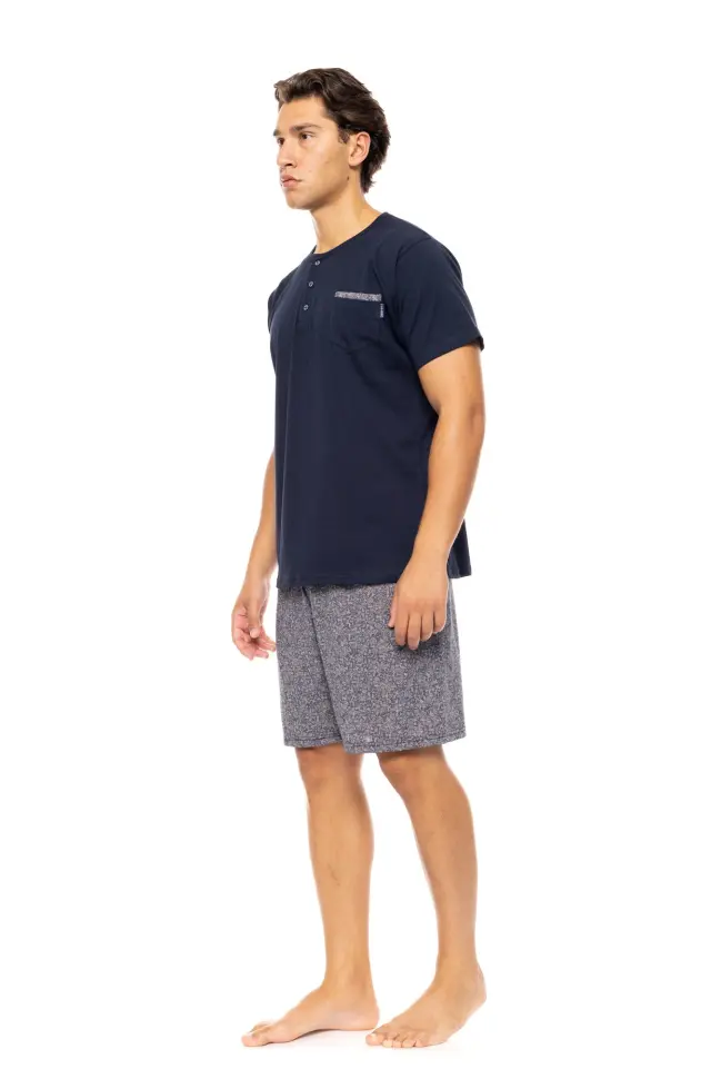 S-M565 - Yacht Blue - PYJAMA 3PCS MIDNIGHT BLUE - L 2
