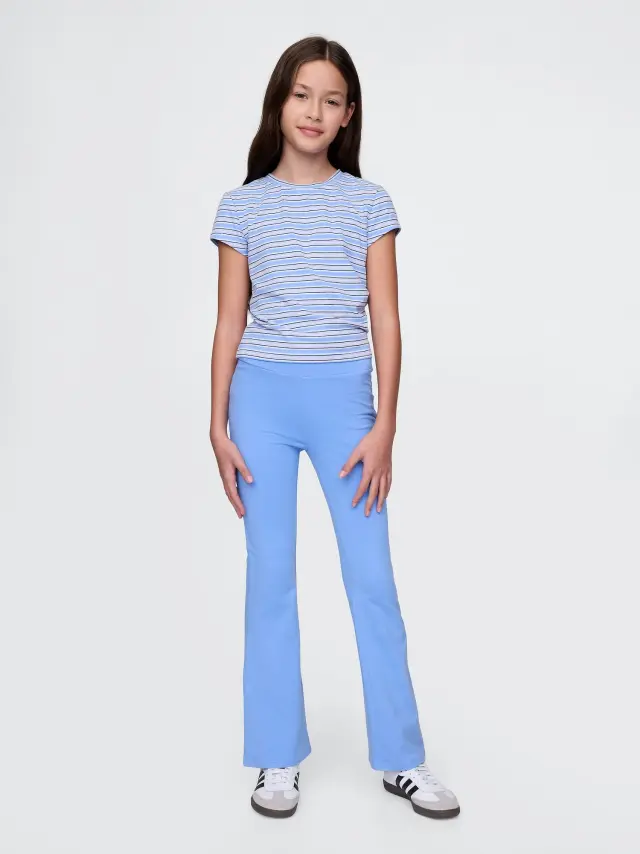 Παιδικό Flare Legging Κολάν Shirting blue