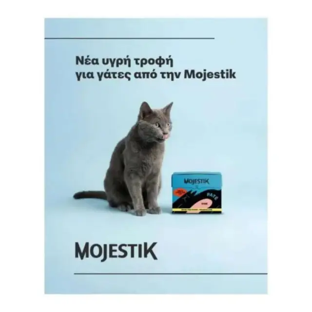 Mojestik Adult Sterilised Pate Με Μπακαλιάρο 100ml 2