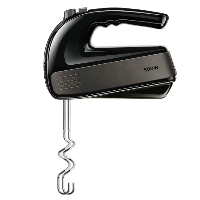Black + Decker Hand Mixer 500W Black Black