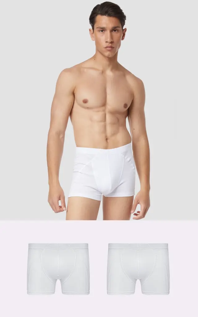 Comfort 2 Ανδρικό Βαμβακερό Boxer με Εσωτερικό Λάστιχο 2τμχ Minerva - ΓΚΡΙ ΜΕΛ.ΣΚ.
