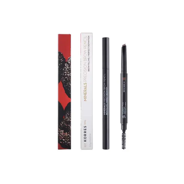 ΚΟΡΡΕΣ Minerals Μηχανικό Μολύβι Φρυδιών Dark Shade 01- Σκούρη Απόχρωση 0,2g