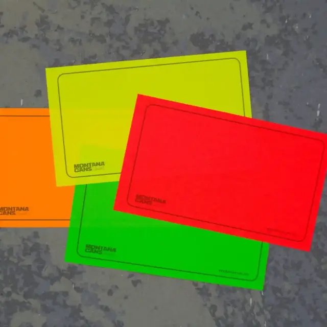 MONTANA Neon Blank Sticker Pack 3