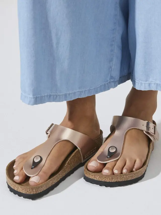 Birkenstock Σαγιονάρες Γυναικείο Birko-Flor(ανθεκτικό υλικό της Birkenstock-επιτρέπει την επαφή με το νερό) Ροζ BIR/GIZEH 1023943 COPPER - 38 2