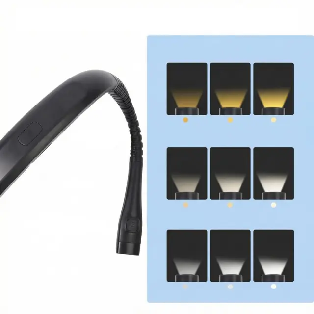Tech-protect Ll200 Neck Reading Light Black 2
