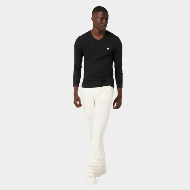 T-Shirt Μακρυμάνικο Guess Jeans M2YI08J1314_NEJBLK Μαύρο - S 2