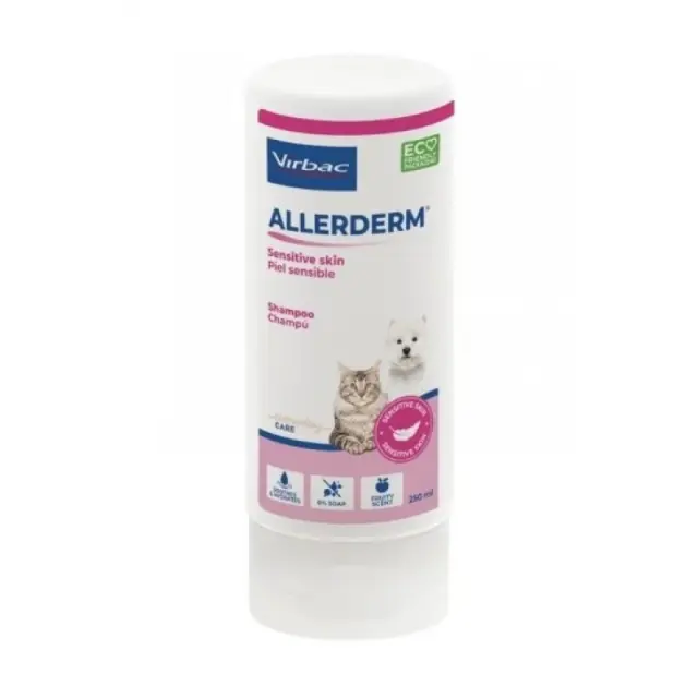 Virbac Allerderm Σαμπουάν Σκύλου Δερματολογικό 250ml Sensitive Skin