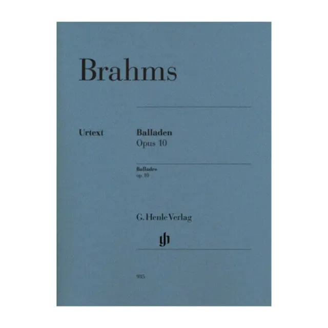 Brahms - Ballades Op. 10