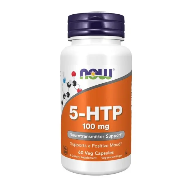 Now Foods 5-HTP 60 Φυτικές Κάψουλες Unflavoured