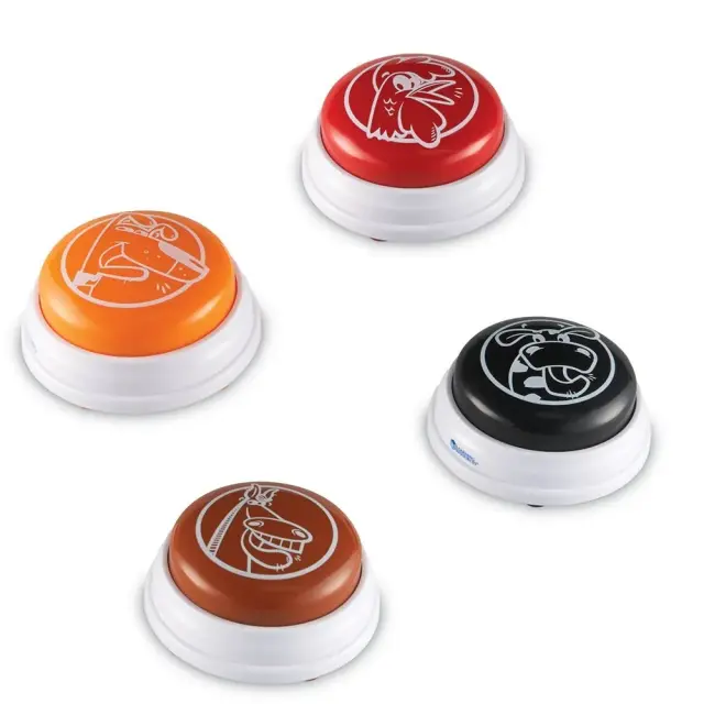 Learning Resources Buzzers Απαντήσεων Ζώα Φάρμας 4 τεμάχια LER 3775 3