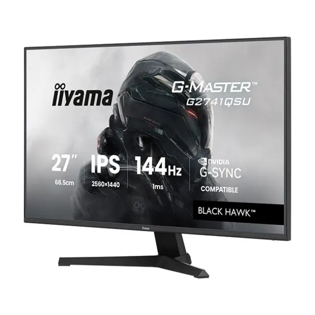 iiyama G-MASTER G2741QSU-B1 computer monitor 68.6 cm (27") 2560 x 1440 pixels Black 2