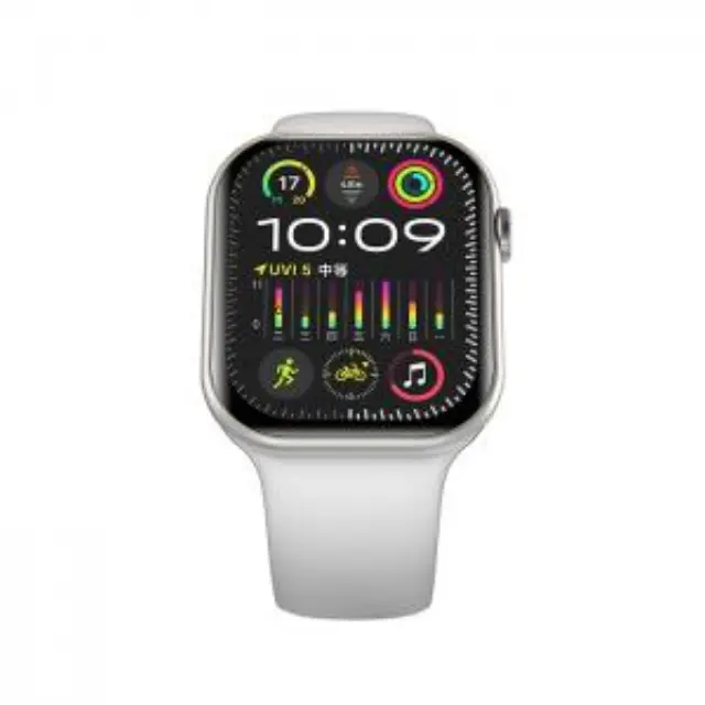 Smartwatch με οθόνη AMOLED 2.04\" σε ασημί χρώμα 3