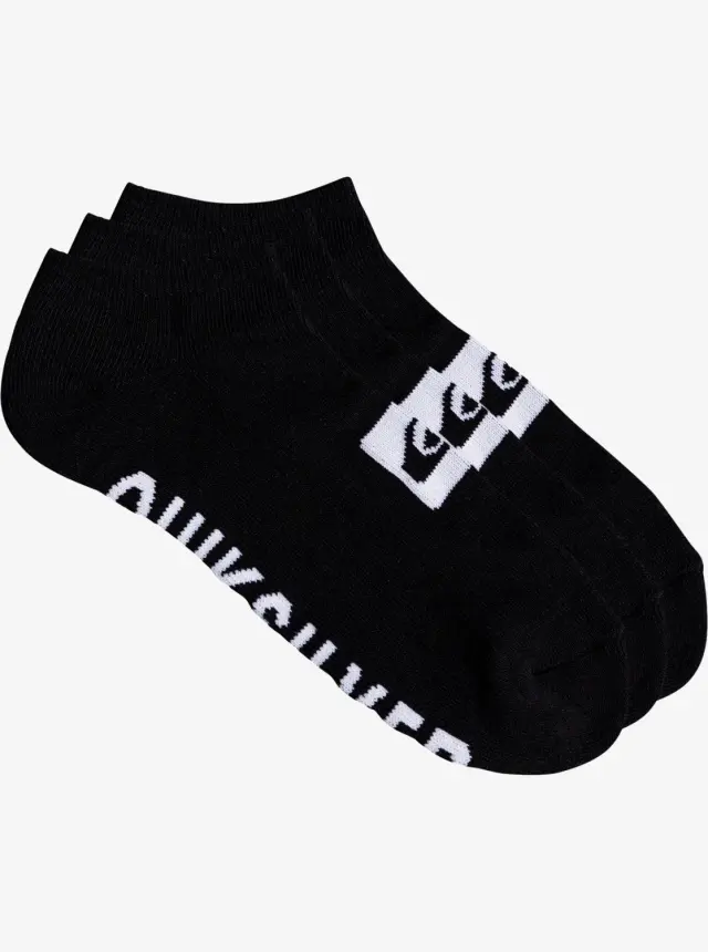 QUIKSILVER 3 PACK -ΚΑΛΤΣΕΣ ΑΝΔΡΙΚΕΣ BLACK