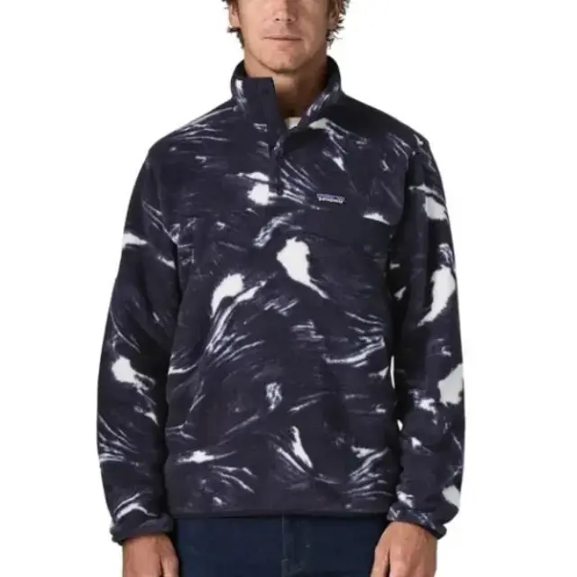 Patagonia Lightweight Synchilla Snap-T Fleece Ανδρικό Φούτερ Polar Breeze/Sunken Blue - X Large 2