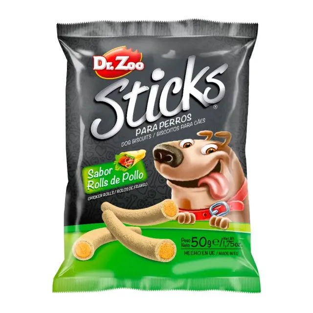 Dr. Zoo Sticks Chicken Rolls - Sticks με γεύση ρολάκια κοτόπουλου για σκύλους