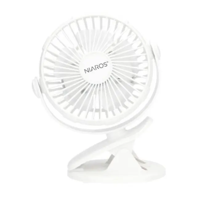 Επιτραπέζιος Ανεμιστήρας Niaros Fune USB 3W Mini Λευκό N68189