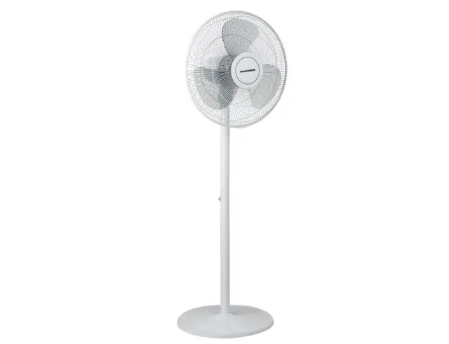 Ανεμιστήρας Ορθοστάτης Heinner HSF-M50WH με ρυθμιζόμενο ύψος, ισχύ 50W και 3 ταχύτητες - White HSF-M50WH