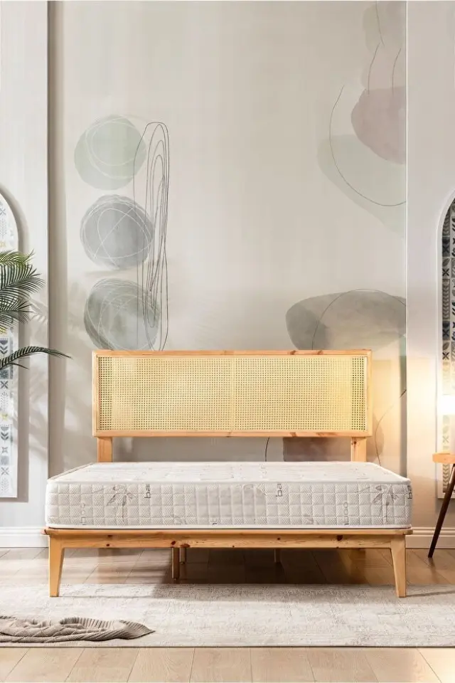 Stewehome Economic Στρώμα Αφρού για Διπλό Κρεβάτι Κρεμ 180x200x14 cm 2