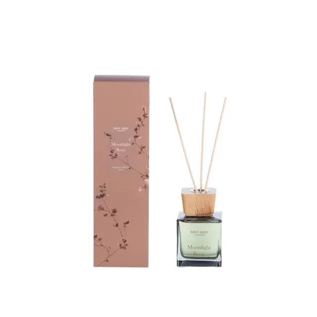Nef-Nef Homeware Αρωματικό Χώρου Στικς Moonlight Rose 25 200ml Anthracite
