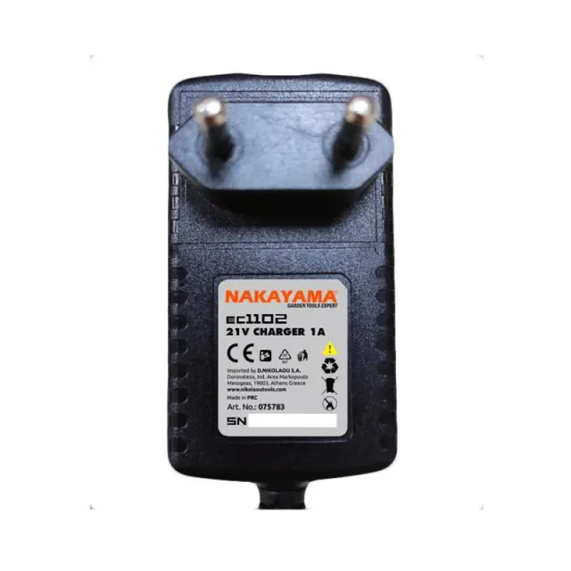 Nakayama Pro EC1102 - Φοριστής 21V, 1A Για EC1050,EC1100,EC1200,EC1250 (075783)